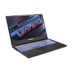 Gigabyte G5 GE-51FR263SD - Noir  15" Full HD - NVIDIA GeForce RTX 3050 - Intel Core i5-12500H - SSD 512 Go - RAM 8 Go - sans OS 