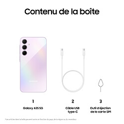 Samsung Galaxy A35 - 5G - 6/128Go - Lilas pas cher