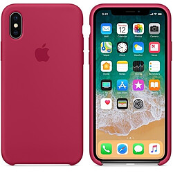 Avis Apple iPhone X Silicone Case - Rose rouge