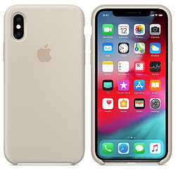 Avis Apple iPhone XS Silicone Case - Gris sable