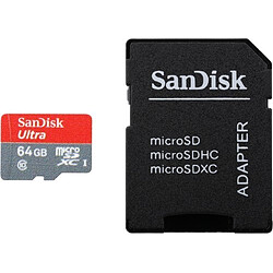 Sandisk MICRO SD Classe 10 - 64 Go