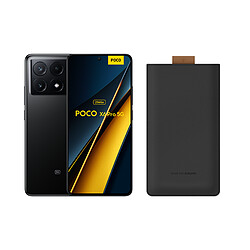 Poco X6 Pro 5G - 8/256 Go - Noir + Pochette universelle Smartphone 6,67" CyrstalRes - AMOLED - 120 Hz - 5G - Triple capteur 64 MP - Vidéo 4K