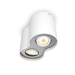 Acheter Philips Hue White Ambiance PILLAR Spot 2x5.5W - Blanc (télécommande incluse)