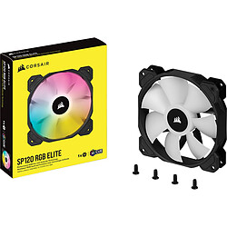 Corsair Ventilateur PWM 120mm iCUE SP120 RGB ELITE Performance pas cher