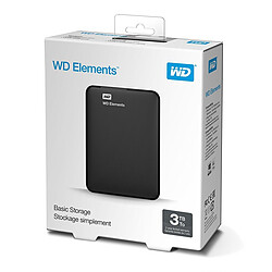 Western Digital WD ELEMENTS 3 To - 2.5'' USB 3.0 - Noir