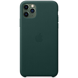 Acheter Apple Coque en cuir pour iPhone 11 Pro Max - Vert forêt