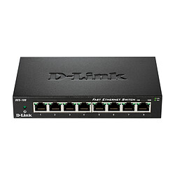 D-LINK - DES-108 DES-108 Switch 8 ports Fast Ethernet - Avec boîtier métal