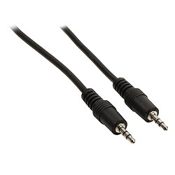 Ansell Câble audio Jack 3,5 mm stéréo mâle vers Jack 3,5 mm mâle 3 m noir