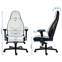 Avis Noblechairs ICON - Blanc/Noir