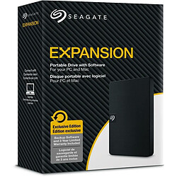 Seagate Technology Disque Dur Externe - SEAGATE - Expansion Portable - 5 To - USB 3.0 (STKM5000400) pas cher