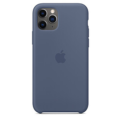 Apple Coque en silicone iPhone 11 Pro - Bleu d'Alaska Coque en silicone pour iPhone 11 Pro - Compatible charge sans fil - Doublure en microfibre - Finition lisse