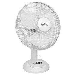 Ventilateur de table oscillante, inclinable, 30 cm, 3 vitesses  Adler AD7303