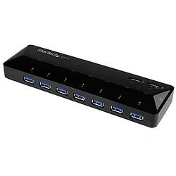 StarTech.com Hub USB 3.0 à 7 ports plus ports dédiés à la charge - 2x 2,4 A