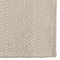 Acheter MACABANE Tapis rectangulaire 160x230cm laine texturée nuances de beige SACHA