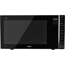 Whirlpool Four micro-ondes gril MWP 303 SB Four micro-ondes - 30 L - Ø 31,5 cm - 900 W - 7 niveaux de puissance - Noir/Argent