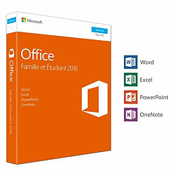 Microsoft Office Famille & Etudiant 2016 Mac Pour 1 utilisateur pour 1 Mac