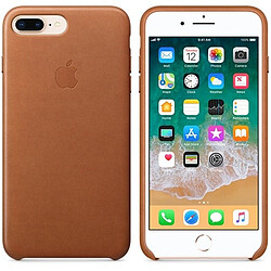 Apple iPhone 8 Plus/7 Plus Leather Case - Havane pas cher