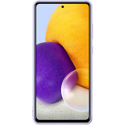 Samsung Coque Silicone pour Galaxy A72 - Violet