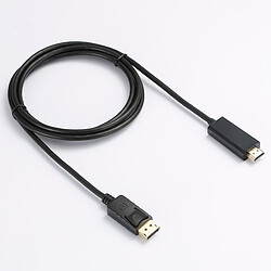 D2 Diffusion D2 Câble DisplayPort vers HDMI, Résolution 4K, 2m, Noir