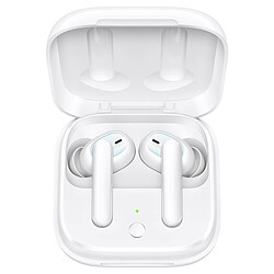 OPPO Enco W51 - Ecouteur Bluetooth - Blanc Écouteurs intra-auriculaires - IP54 - Bluetooth 5.0 - Réduction active du bruit - Autonomie 24h -Boîtier charge/transport