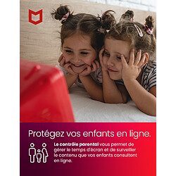 McAfee Total Protection 2022 - 1 an - 1 poste - Version dématérialisée pas cher