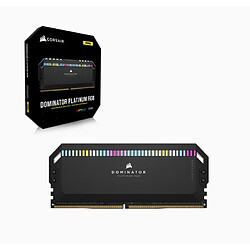 Corsair DOMINATOR PLATINUM RGB DDR5 64 GO (2 x 32 GO) pas cher