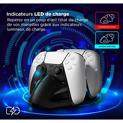 Avis WE Station de charge pour manette de PS5, station de charge rapide avec support de manettes DualSense Dual PlayStation 5 et indicateurs LED - Noir