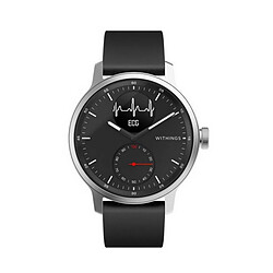 Montre connectée Homme WITHINGS Montres SCANWATCH  3 Aiguilles - Induction HWA09-model 4-All-Int - Bracelet Silicone Noir