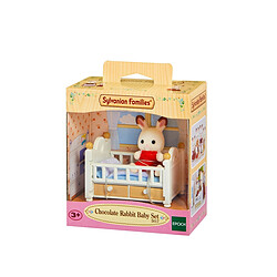 Sylvanian Families Sylvanian Bebe Lapin Chocolat Lit