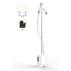 Steamone Défroisseur vapeur H2020W - 1900W Défroisseur vertical fixe - Débit vapeur 40g/min - Réservoir amovible 1,2L - Temps de chauffe 60s