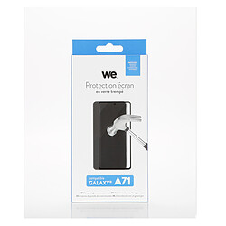 WE Verre Trempé pour [GALAXY A71] - Film Protection Ecran Anti-Rayures - Anti-Bulles d'Air - Ultra Résistant - Dureté 9H Glass