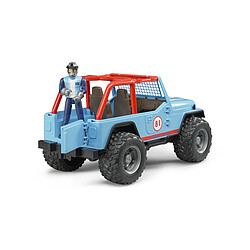 Acheter Bruder Jeep Cross Country Racer Bleue avec Conducteur - 2541