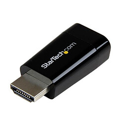 StarTech.com Adaptateur Compact HDMI vers VGA - Ideal pour Chromebook - Ultrabook et PC portable - 1920 x 1280 / 1080p Adaptateur Compact HDMI vers VGA - Ideal pour Chromebook - Ultrabook et PC portable - 1920 x 1280 / 1080p