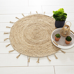 3S. x Home Tapis en Jute LUXI D80 