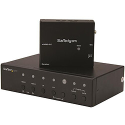 StarTech.com Extendeur video HDBaseT multi-entrees avec switch integre - HDMI, VGA, DisplayPort via Cat5e ou Cat 6 - 4K