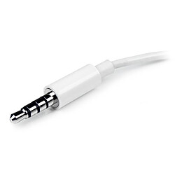 Acheter StarTech.com Adaptateur pour casque avec prises pour écouteur et microphone séparées - Mini-Jack 3,5mm 1x (M) 2x (F) - Blanc