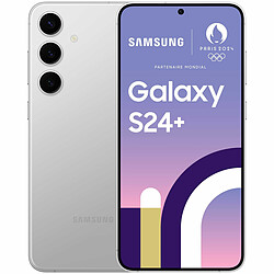 Samsung Galaxy S24+ - 5G - 12/256 Go - Argent Smartphone 6,7" Quad HD+ - Dynamic AMOLED - 120 Hz - 5G - Triple capteur 50 MP - Vidéo 8K