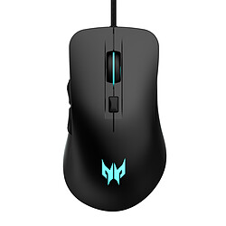 Acer Predator Cestus 310 Souris gamer filaire - 6 boutons programmables - Capteur optique PIXART 3519 - Rétroéclairage LED - 16000 dpi