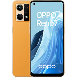 Oppo Reno 7 - 128 Go - Orange Ecran Amoled FHD+ - 90Hz - 8/128 GO - Caméra ultra HD 64 MP - Supervooc 33W - 4500 mAh - Android 12