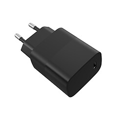 Avis Chargeur secteur WE 1 Port USB-C : 5V/3A, 9V/2.22A, 12V/1.67A, 20W, Power Delivery, format mini, coloris noir.