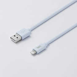 We Câble USB/Lightning en silicone - 1m - bleu