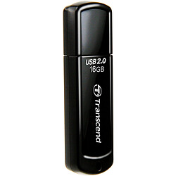 Transcend JetFlash 350 - 16 Go Noir