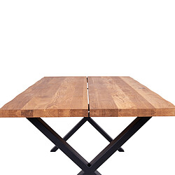 House Nordic Table à Manger TOULON En Chêne Vernis 200x95xh76x4 cm pas cher