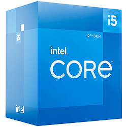 Intel® Core™ i5-12400 2.5/4.4 Ghz Processeur 6 Cœurs (6 Cœurs Performant) 12 Threads - Socket 1700 - Cache L3 18 Mo - Intel UHD Graphics 730 - 0.010 micron (version boîte avec ventilateur - garantie Intel 3 ans)