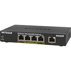 Netgear GS305P-100PES - 5 ports avec PoE Switch non manageable - Boitier métal