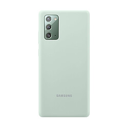 Samsung Coque en Silicone pour Galaxy Note 20  - Mystic Green