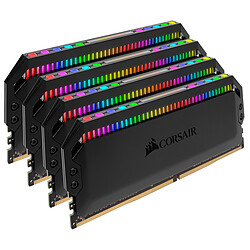 Avis Corsair DOMINATOR PLATINUM RGB BLACK 64 Go (4x16 Go) 3600Mhz CL18