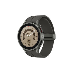 Samsung Galaxy Watch5 Pro - 45mm - 4G - Titanium Montre Connectée Galaxy Watch5 Pro - 4G / LTE - Boîtier en titane - Bluetooth 5.2 - NFC -Fonctionnalités sport & bien-être avancées - Utilisations du quotidien appels, SMS, Réseaux sociaux - Batterie 500 mAh- Charge Rapide 15W