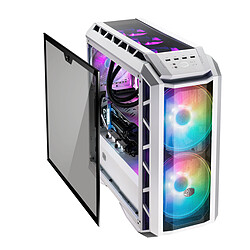 Cooler Master Ltd MasterCase H500P - E-ATX - RGB - Mesh & White Edition - Avec fenêtre pas cher