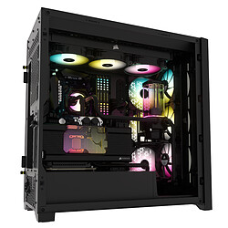 Avis Corsair iCUE 5000X RGB Tempered Glass (Noir)